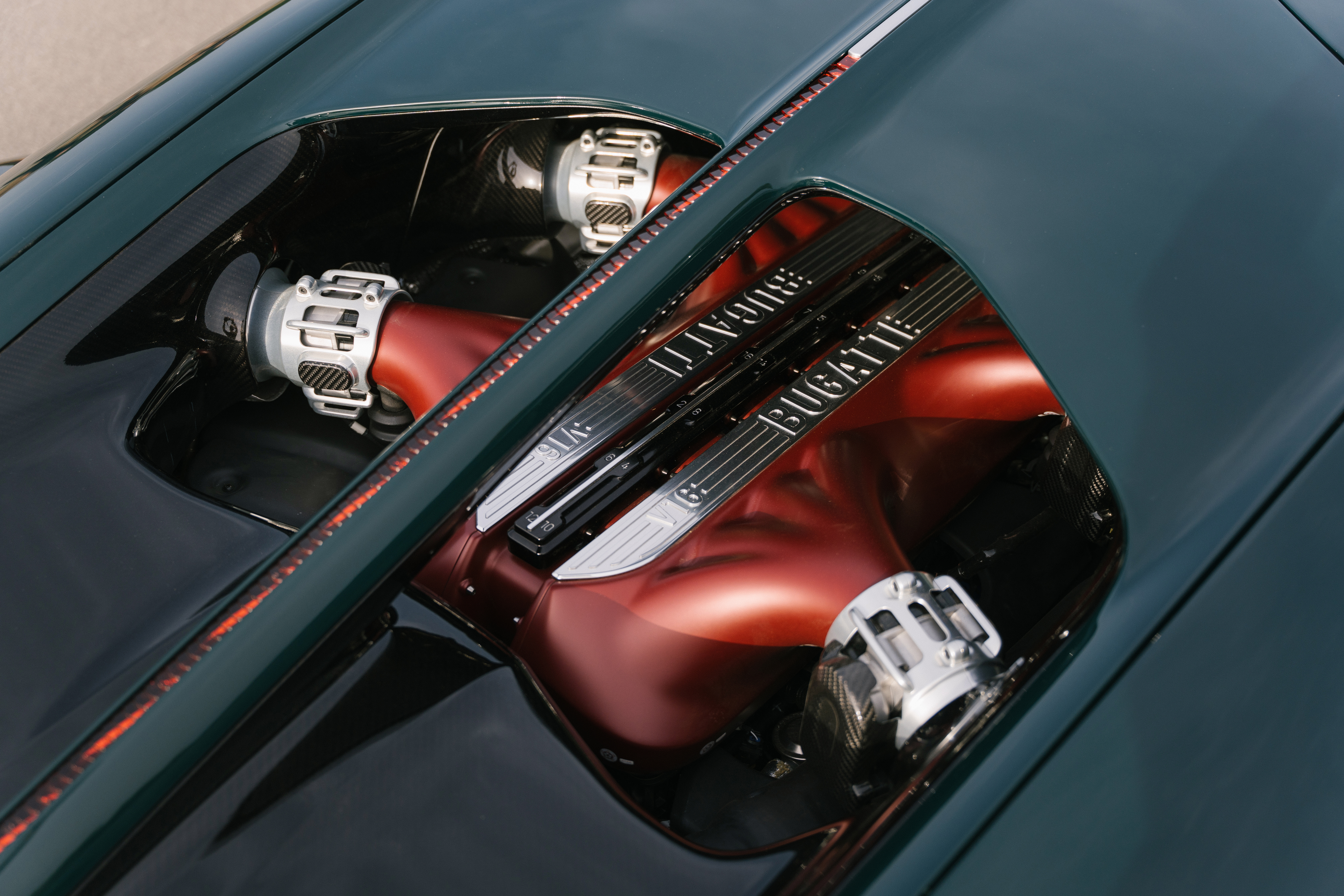 For more than two decades, the sound of the W16 engine has defined the brand’s identity; now, the sound of the new naturally aspirated V16 engine is set to usher in a new era for Bugatti.